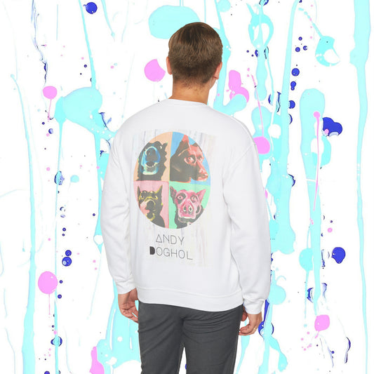 Andy Doghol Heavy Blend™ Crewneck Sweatshirt Andy Warhol