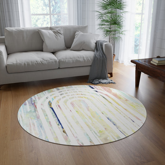 Abstract Arch Round Rug